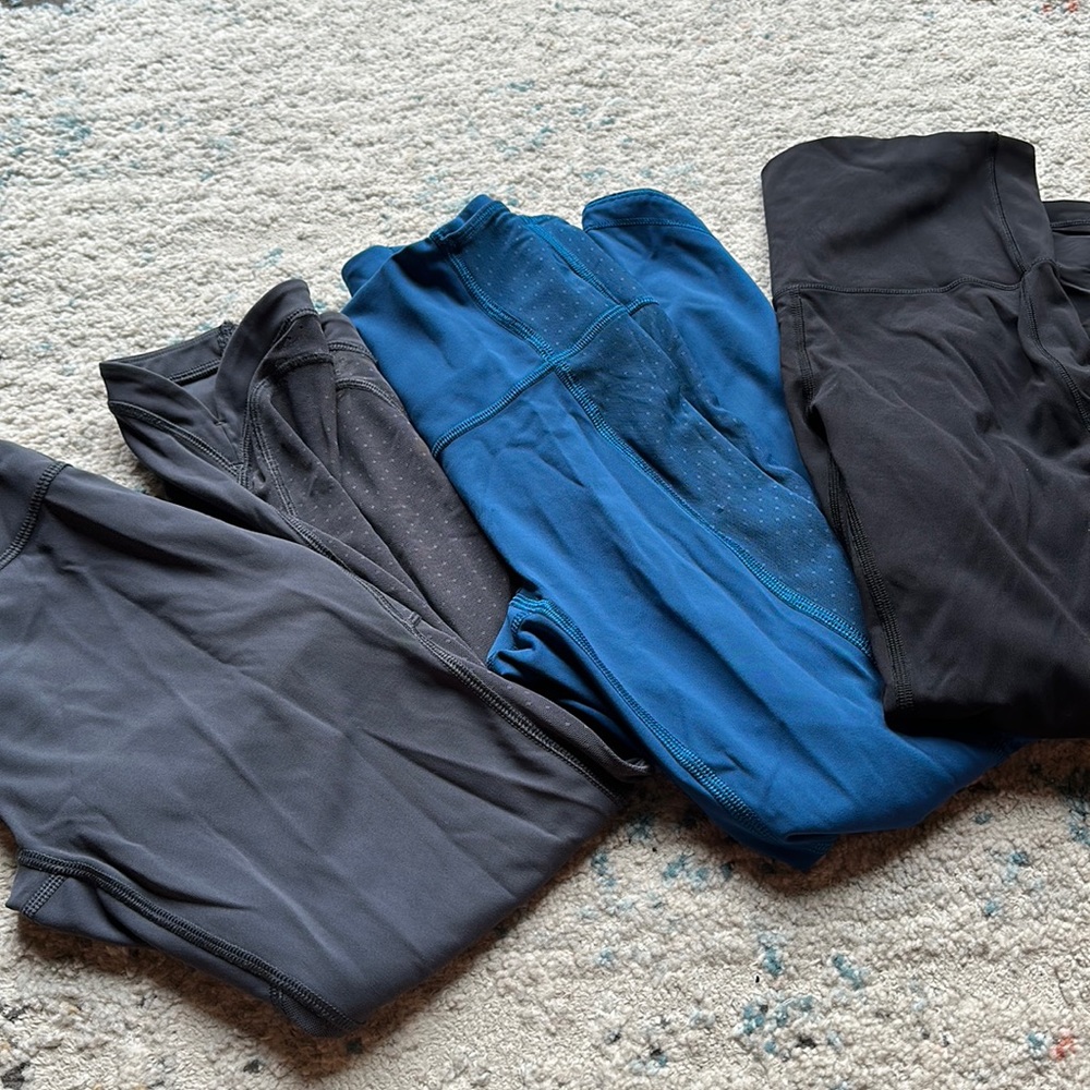 Lululemon Leggings lot of 3 size 2